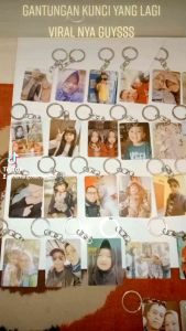 Gantungan Kunci Custom pakai Foto I Pake Nama I Karakter Cartoon