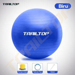 TrailTop Gym Ball Free Pompa Gym Ball Ibu Hamil 65/75cm Bola Yoga Alat Olahraga