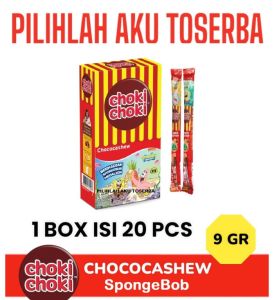 Choki Choki Choco Cashew - 1 box isi 20 pcs (HARGA 1 BOX)