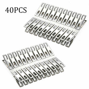 Stainless Steel Windproof For Coat Pants Laundry Washing Clothing Household Clothes Pegs Sealing Clip
