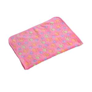 HATELI Dog Blanket Cat Sleep Mat Warm Soft Coral Velvet Bed Mats Puppy Cushion for Small Dogs