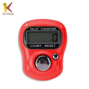 Satu Keluarga Tasbih Digital Mini OPP Tally Counter C848 Alat Hitung Zikir Tasbeh Digital Finger