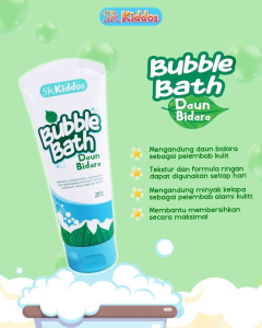 SR12 Bubble Bath Daun Bidara 300ml Sabun Mandi Cair Bayi & Anak Menghilangkan Biang Keringat & Gatal