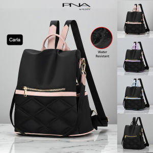 Peonia PNA CARLA Water Resistant Ransel  Tas Wanita Punggung Design Anti Maling  Kantor Kerja Sekolah Kuliah Outdoor Trendy Fashion Style Travel Casual Backpack Anak Remaja Perempuan Selempang Cewek Bag