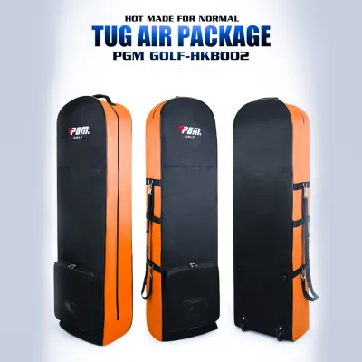 PGM Golf Aviation Bag with Silent Wheel Large Capacity Storage Foldable Airplane Travelling Golf Bag Airplane Consignment HKB002