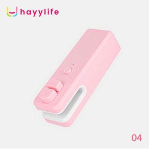 Mesin Penyegel Hayylife - Mesin penyegel klip Rechargable untuk di Dapur Rumah Mesin penyegel kantong makanan Mesin Pengemas untuk akanan ringan menjaga makanan tetap fresh Mesin Penyegel dengan tekanan tangan HL-ABA854