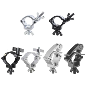 Professional Aluminum Alloys Single Buckles Clamps Secure Stage Light Mounting for 32 35mm Diameter Pipe
