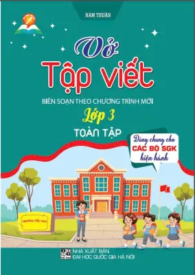 Sách - Vở Tập Viết Lớp 3 Toàn Tập - HA