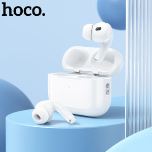 HOCO EW51 Original 100% TWS Bluetooth 5.3 Earphones ANC Noise Reduction Active Noise Cancelling Headphones Earbuds Smart Touch With Built-in Microphone for Oppo Realme Xiaomi Earbuds