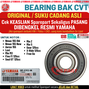 Bearing Laher 6202 Bak CVT Nmax 155 Old New Aerox Lexi Mio M3 Z Soul GT Fino Xride Freego Original