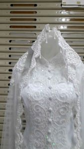 set kebaya akad nikah kebaya manten termurah set kebaya pengantin + longtorso rok dan slendang mutiara