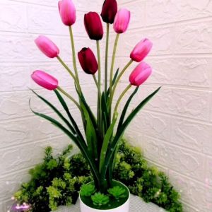 tulip hiasan Artificial bunga orkid