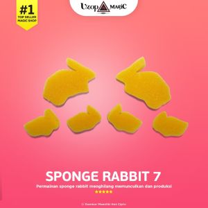 Sponge Rabbit - Alat sulap spons kelinci - Sulap spons