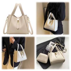 PU Leather Bucket Bag for Women Stylish Crossbody Bag for Work and Casual Outings Compact Shoulder Bag with Adjustable Strap