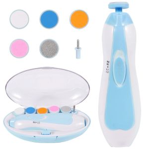 STARGOODS Đa chức năng Máy cắt móng chạy điện cho bé Chống kẹp Chống trầy xước Dụng cụ cắt giũa móng tay cho bé Hữu ích Có thể xoay Dụng cụ cắt móng tay ngón chân Quà tặng cho trẻ sơ sinh