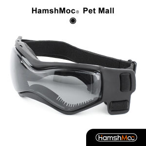 HamshMoc Eye Wear Protection Dog Goggles Windproof Pet Sunglasses Air Hole Design with Adjustable Strap for Medium Small Dog