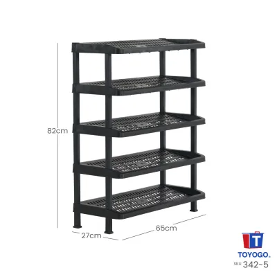 Toyogo 342-5 KT Plastic Shoe Rack (5 Tier)