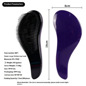 Lược chải tóc lớn không bị rối cho mịn và chăm sóc tóc khỏe mạnh