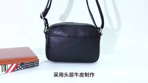 Mens Crossbody Bag Mens Full Cowhide Leather Shoulder Bag Mens Bag Genuine Leather Vintage Crossbody Small Bag Messenger Bag