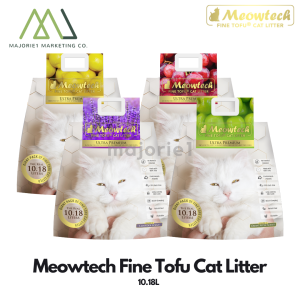 Meowtech Ultra Premium Fine Tofu Clumping Cat Litter 10.18L or 2kg REPACKED