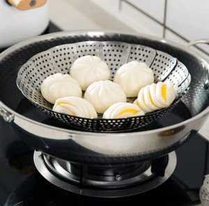 Perangkat Alat Masak Kukusan Stainless Flexible Ukuran 16 to 26cm /Alat Steamer / Alat Kukus Serbaguna Anti Karat Praktis Mudah Digunakan