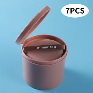 7 chiếc/hộp đệm Hơi Bánh lòng đỏ trứng khô ướt sử dụng dụng cụ trang điểm Bông phấn trang điểm