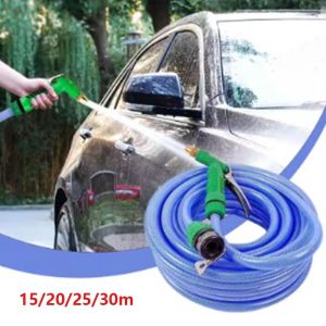 DSGTG Auto Scaling Garden Sprinkler Water Pipe Thickening Space Saving High Pressure Power Washer Convenient Long Hose Car Wash Set Automobile