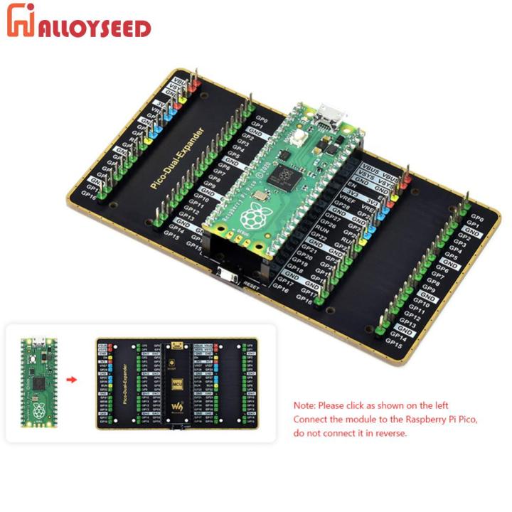 USB Power Two Sets of Male Headers Dual Expander for Raspberry Pi PICO ...