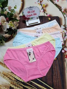 Combo 10 Quần Lót Nữ Cotton Mịn Co Giản Thoáng Mát Thấm Hút Mồ Hôi Size Từ 50-60 Kg [Hoa Hồng 3265] - Đồ Lót Quỳnh Nhi