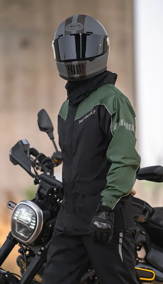 Motowolf Raincoat V3B V4 Rain Coat Version Upgraded Rainwear