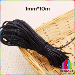 HB 10m Leather Line Waxed Cord Thread String Strap Necklace Rope For Making DIY Bracelet Supplie