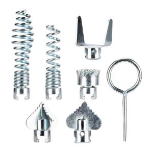 Comprehensive Drain Cleaner Combination Head Set Plumbing Snake Head For Tackling Clogs In Various Household Pipe