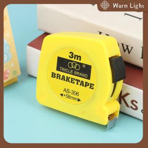 Warm Light เทปไม้บรรทัดพับเก็บได้2/3เมตรเทปวัดแบบพกพาโลหะขนาดเล็ก