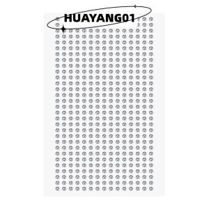 HUAYANG01 [HOT FASHION] Self Adhesive Face Hair Gems Sticker Body Jewels Sticker Makeup Crafts Home Decor Sticker
