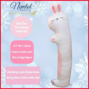 ❄️MẪU THIẾT KẾ❄️Gối Ôm Băng Lạnh Thú Bông Cỡ Lớn 110x30cm Chất Băng Lạnh Nhập Khẩu Mát Lạnh Êm Ái
