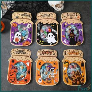 【The Warmheart】 Halloween Party Gift Bags Pumpkin Ghost Self-Adhesive Candy Snacks Bag 2025 Halloween Party Home Decor Supplies Kids Favors