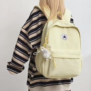 AE New lightweight and simple school backpack for elementary school students suitable for grades three to six ultra-light travel backpack for junior high school girls