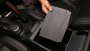mv1 Center Console Armrest Safe Storage Organizer with Lock for Ford Bronco 2021 2022 2023 2024 Up Interior Accessories Q7Z8P