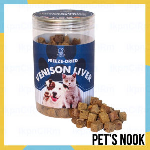 Freeze-Dried Venison Liver 120g - Hypoallergenic Treats for Dogs & Cats