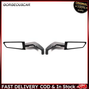 2Pcs/Pair Motorcycle Mirrors Universal 10mm 8mm Stealth Mirrors Rotating Rear View Mirror Wind Wing Side Rearview Mirrors