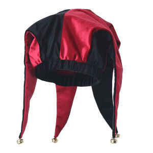 The Middle Ages Jester Cosplay Hat Medieval Clown Cape Bells Adult Joker Halloween Carnival Party Hat2026