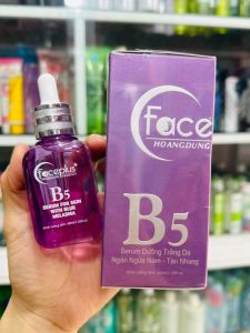 [Màu tími] ( Mua 1 tặng 1 gói rửa mặt Chivey) Serum B5 dưỡng trắng da - ngăn ngừa nám - tàn nhang Faceplus+
