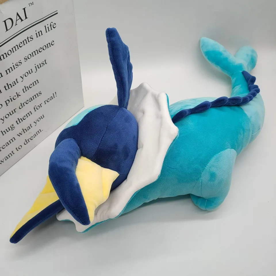 30/50cm Pokemon Sleeping Vaporeon Plush Doll Eeveelution Eevee
