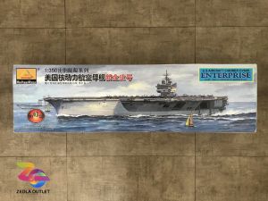 โมเดลเรือรบบรรทุกเครื่องบิน : USS CVN-65 Enterprise สเกล 1/350 มีมอเตอร์และชุดเกียร์ เรือบรรทุกเครื่องบิน เรือรบ - Lazada