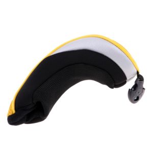 HOMEYOU Lightweight Golf Headcover Replacement Portable Outdoor Sport Polyester Material Adjustable Number Tag Hybrid Color Easy On And Off Club Heads Cover Golf Club Headcover Golf Headcover Golf Head Protector