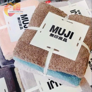 Set 4 Khăn Muji Nhiều Màu-Khăn Lau Tay Mặt Đa Năng Mềm Mại Thấm Hút Tốt Dùng Cho Gia Đình