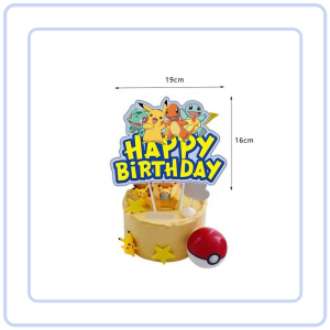 【COZYCASA】【Blue Series】Pokemon Party Supplies / Pokemon Theme Party Decoration / Event Kit / Birthday Ornament