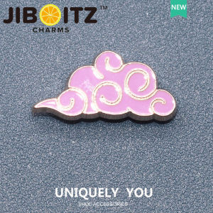 Metal jibbitz crocs charm crocs Shoe Buckle Shoe Accessories Pink Diamond Feather Pearl Petal Rose Pendant Fashion Decorative Buckle