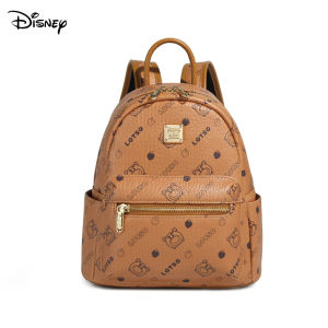 Disney Official Authentic Strawberry Bear Series Canvas Print Presbyopia PVC Backpack Mini Backpack