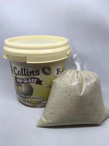 Glaze Donat Topping TIRAMISU Collins 500gr REPACK